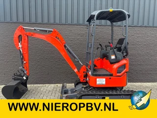XCMG XE18 Rups Graafmachine / Minigraver Snelwissel 3 Bakken ( KUBOTA Motor )