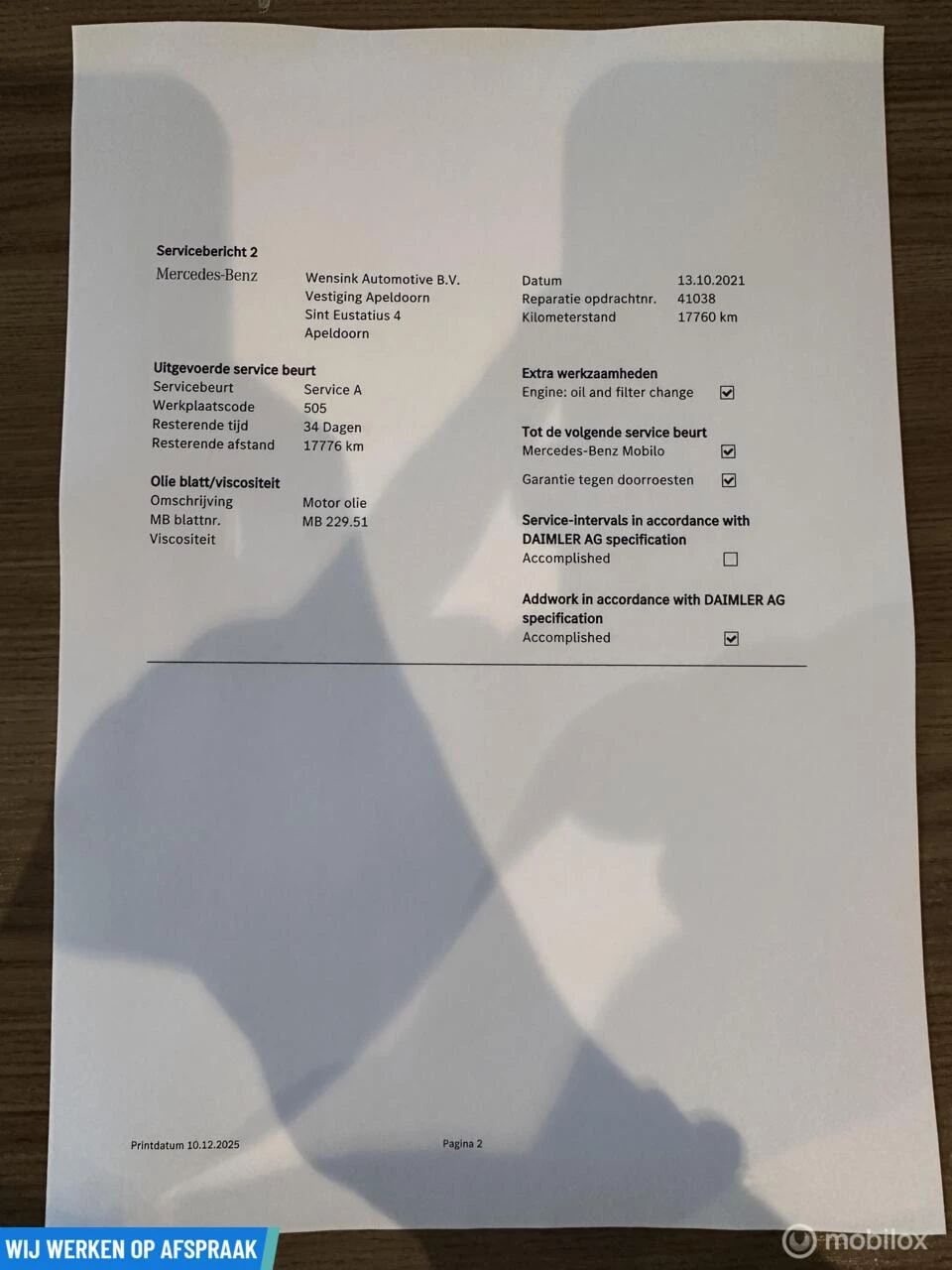 Hoofdafbeelding Mercedes-Benz B-Klasse