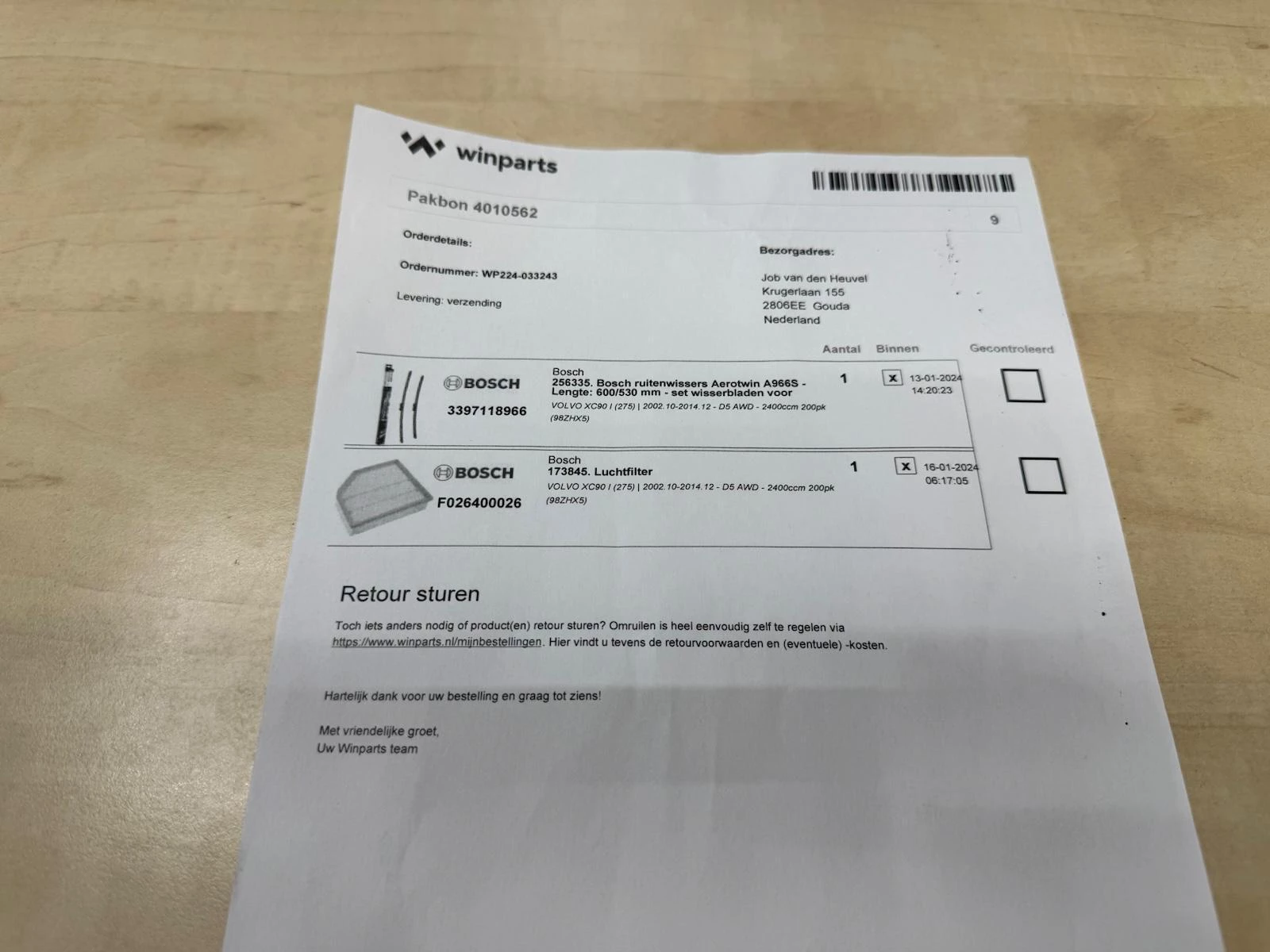 Hoofdafbeelding Volvo XC90