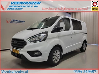 Ford Transit Custom 2.0TDCI 131pk Dubbele Cabine 2X Schuifdeur Euro 6!
