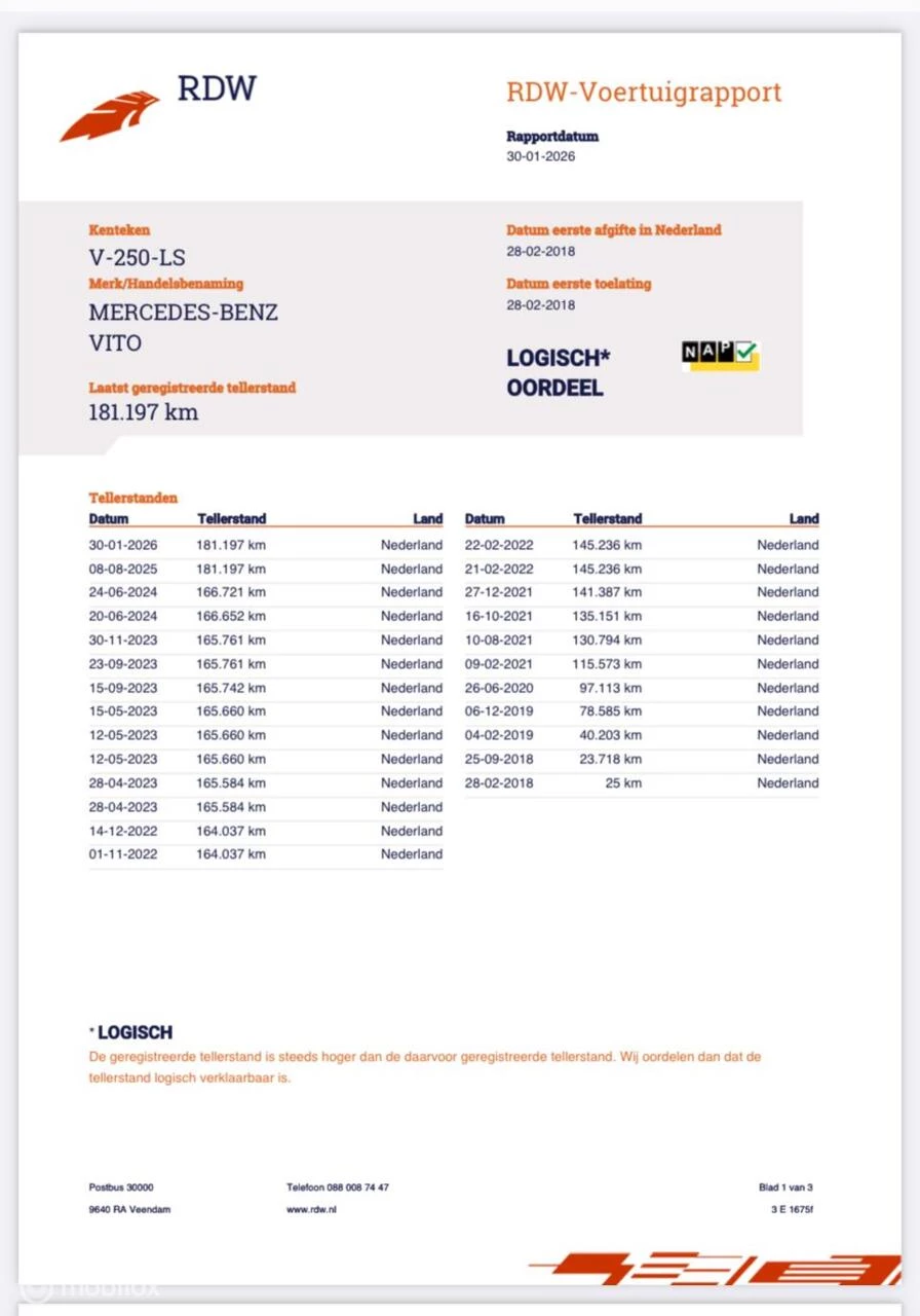 Hoofdafbeelding Mercedes-Benz Vito