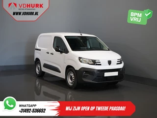Peugeot e-Partner 50 kWh 336 km WLTP Snellader/ Warmtepomp/ Adapt.Cruise/ Virtual Cockpit/ Stuurverw./ Carplay/ 360 Camera/ Standkachel/ Climate/ PDC