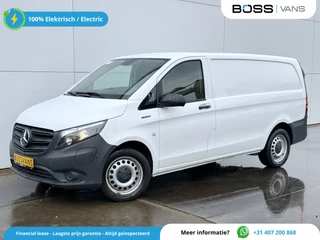 Hoofdafbeelding Mercedes-Benz eVito Mercedes-Benz eVito 112 eVito 66 kWh L2 286km WLTP 96,7% (SOH) Snelladen Laadkabel Carplay Climate control Cruise control Camera Parkeersensoren voor achter
