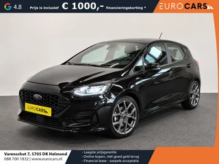 Ford Fiesta 1.0 EcoBoost Hybrid ST-Line Facelift! Airco ECC Navi Carplay PDC + Camera Achter LM Velgen 17" Full LED Keyless Stoel/Stuurwielverwarming