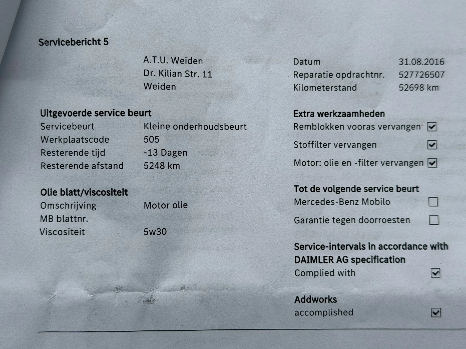 Hoofdafbeelding Mercedes-Benz B-Klasse
