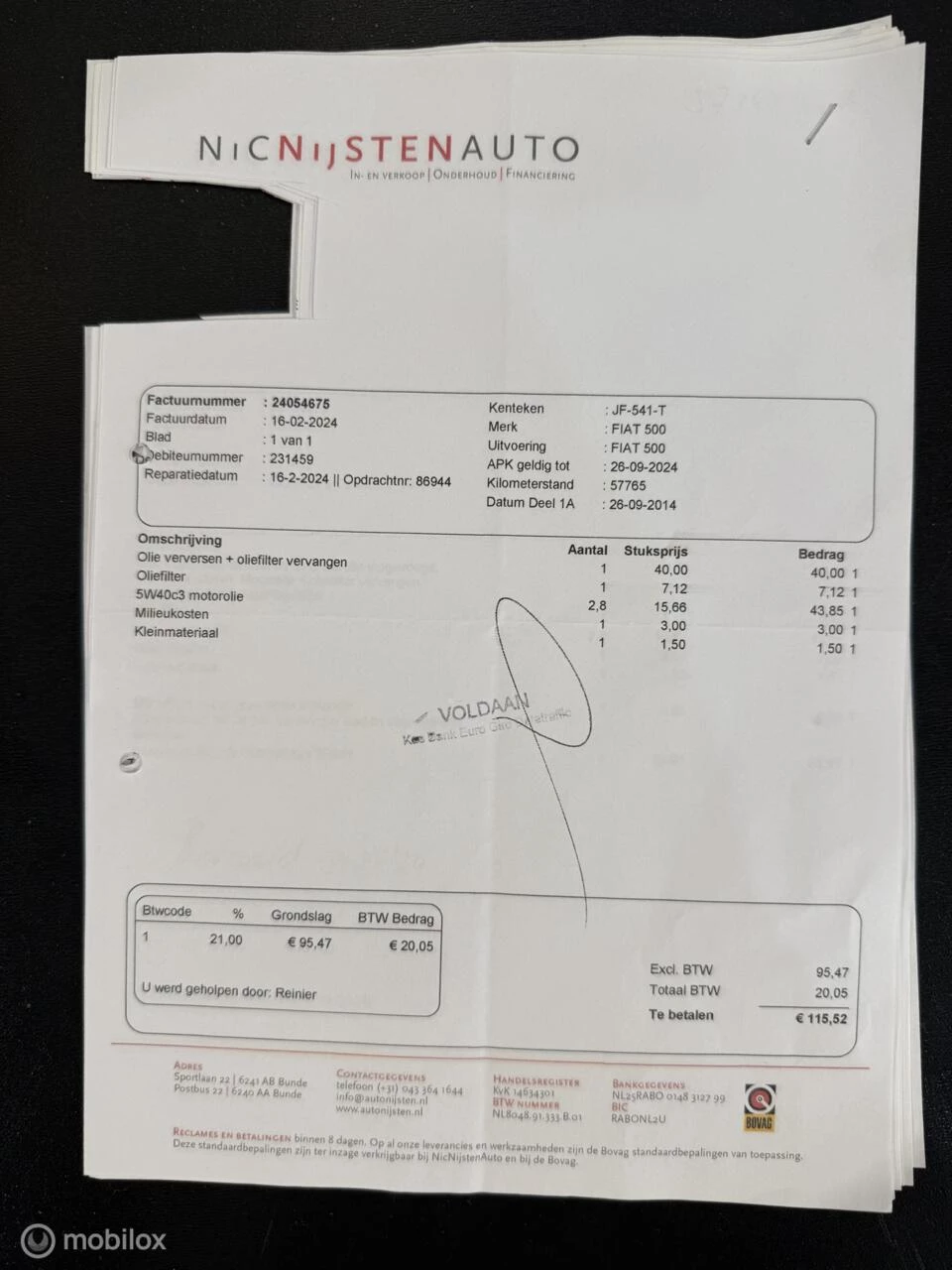 Hoofdafbeelding Fiat 500C