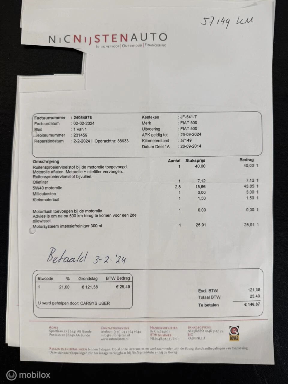 Hoofdafbeelding Fiat 500C