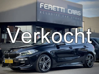 BMW 1 Serie 118i AUT7 M-SPORT EXECUTIVE EDITION LEDER NAVI CAMERA DIGI-DASH APPLE-CARPLAY LED LMV PDC