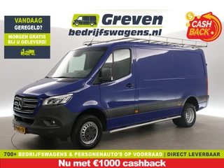 Mercedes-Benz Sprinter 3.0 V6 319CDI L2H1 | Automaat | 3000KG Trekgew. | Trekhaak | Dubbellucht | Camera | Carplay | Cruise | Airco | Navi | 3 Persoons | Imperiaal