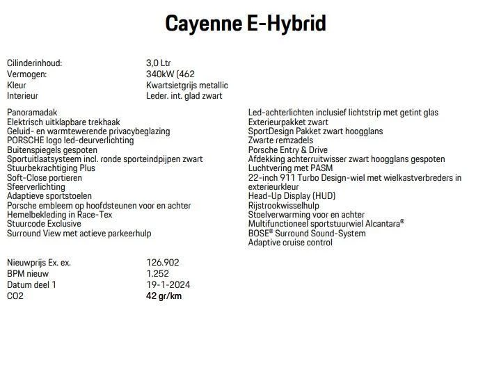 Hoofdafbeelding Porsche Cayenne