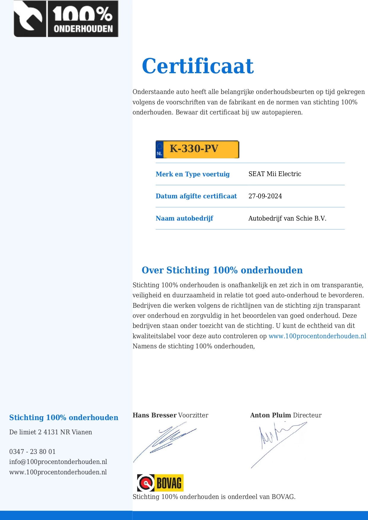Hoofdafbeelding SEAT Mii