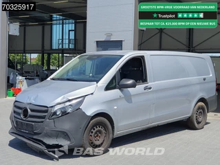 Mercedes Vito 119 Schade/Damage Automaat L3H1 Trekhaak Airco Cruise Parkeersensoren Euro6 L3 Long Airco Trekhaak Cruise control