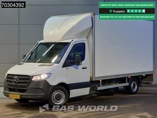 Mercedes Sprinter 315 CDI Automaat Laadklep Zijdeur Bakwagen 150PK Airco Cruise D'Hollandia Euro6 Meubelbak Koffer Airco Cruise control
