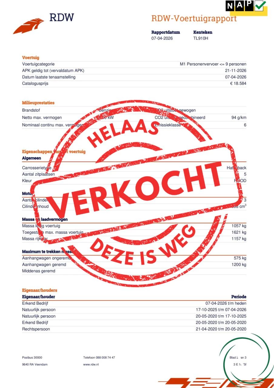 Hoofdafbeelding Renault Clio