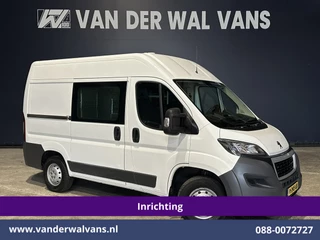 Peugeot Boxer 2.0 BlueHDI 131pk L1H2 inrichting Euro6 Airco | Camera | Navigatie | BPM Vrij | Cruisecontrol, Ideaal camper ombouw