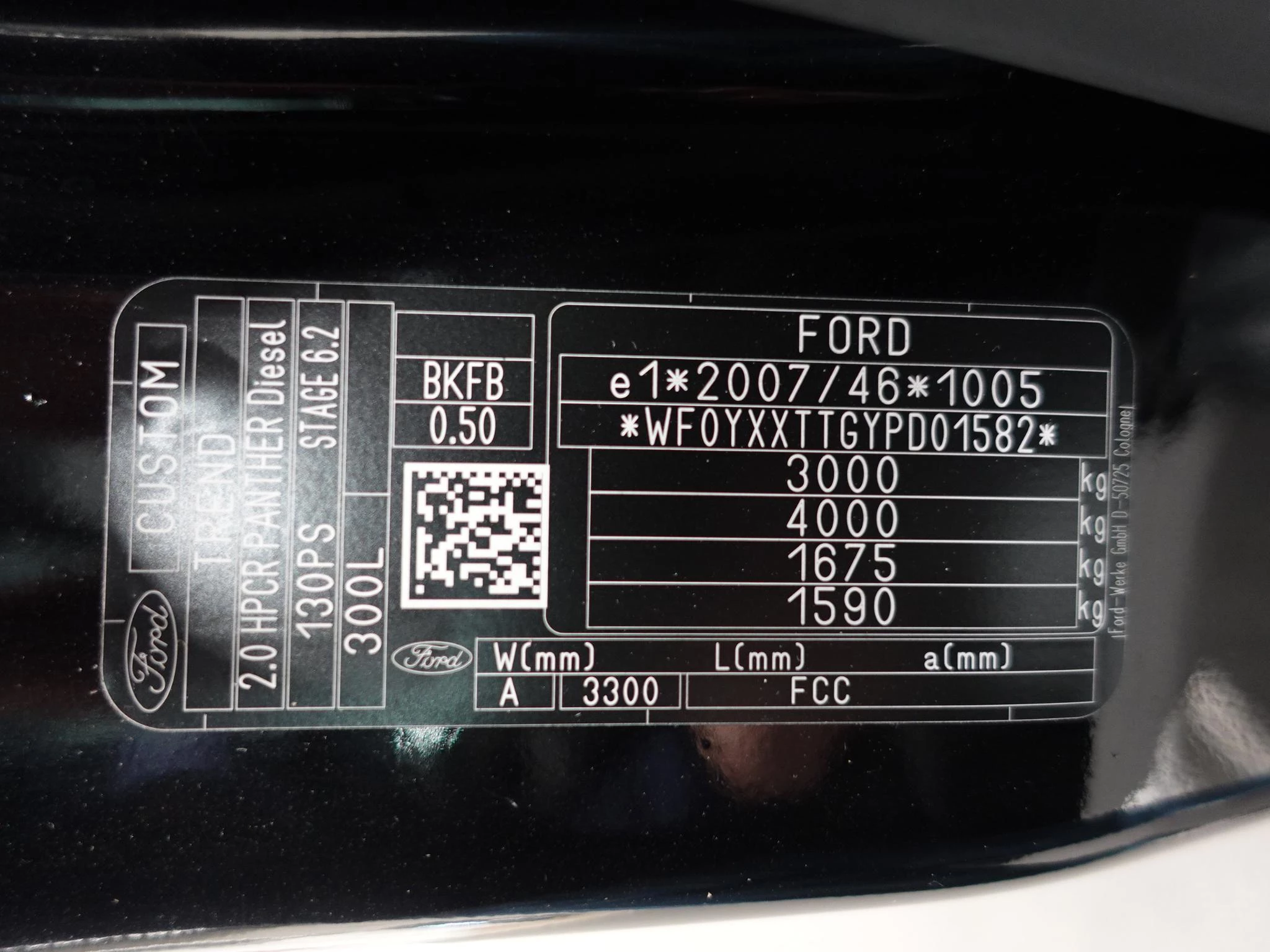 Hoofdafbeelding Ford Transit Custom