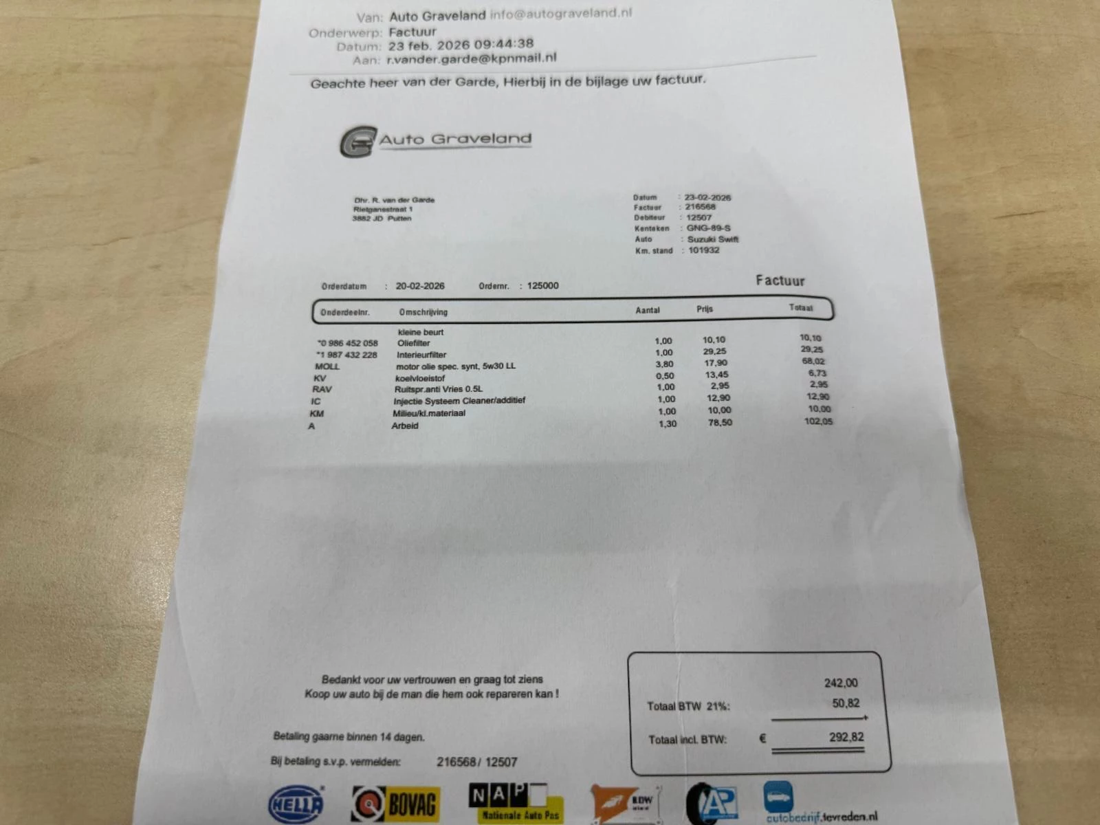 Hoofdafbeelding Suzuki Swift