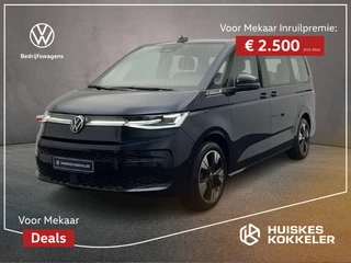 Hoofdafbeelding Volkswagen Multivan Volkswagen Multivan 1.5 245pk DSG eHybrid L2 Bulli Edition 4Motion > € 2.500,= Inruilpremie < | 19" Velgen | AssistentiepakketPlus | Trekhaak |