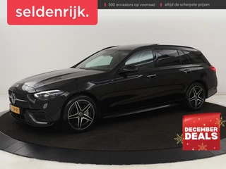 Mercedes-Benz C-klasse 300e AMG Line | Panoramadak | Trekhaak |  360 Camera | Leder | Stoelverwarming | Adaptive cruise | Memory | Sfeerverlichting | PHEV | Plug In