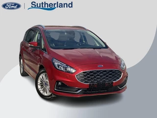 Hoofdafbeelding Ford S-Max Ford S-Max 2.5 FHEV 5p Vignale 190pk | Full LED | SONY SYNC 3 Navigatie | Stoelverwarmingen en Koeling | Adaptieve Cruise | BLIS | 1.700kg Trekgewicht