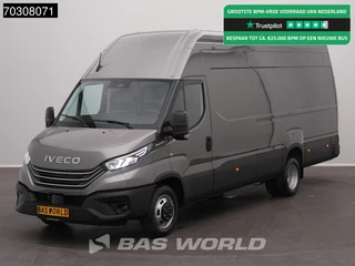 Iveco Daily 35C21 3.0L Automaat L3H3 Dubbellucht 210PK LED ACC Airco Camera Parkeersensoren CarPlay Stoelverwarming 3,5t Trekgewicht 19,6m3 Euro6 L3 Hoog Dak XL Airco