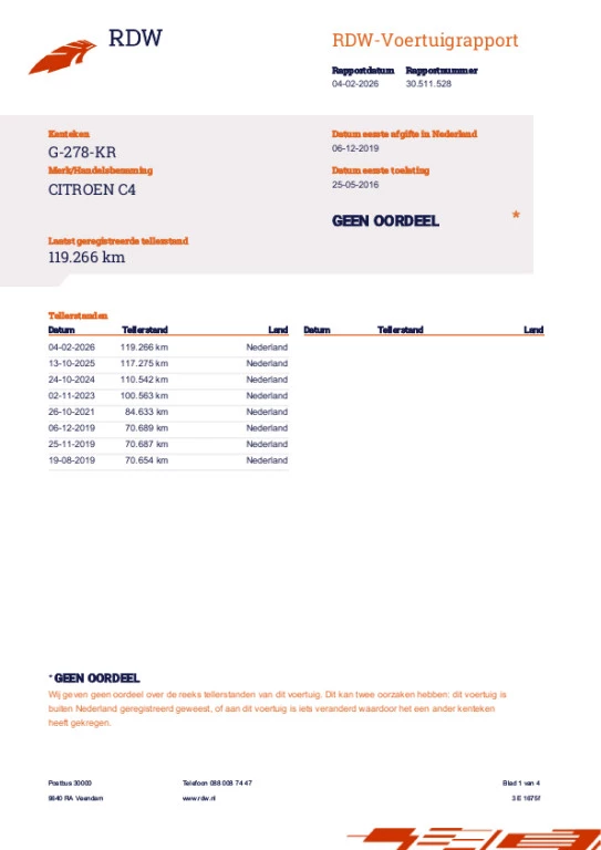 Hoofdafbeelding Citroën C4