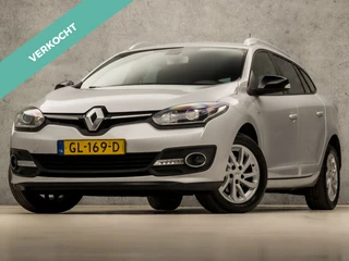 Hoofdafbeelding Renault Mégane Estate Renault Mégane Estate 1.2 TCe Limited Sport (NAVIGATIE, CLIMATE, CRUISE, GETINT GLAS, SPORTSTOELEN, TREKHAAK, PARKEERSENSOREN, LM VELGEN, NIEUWE APK, NIEUWSTAAT)