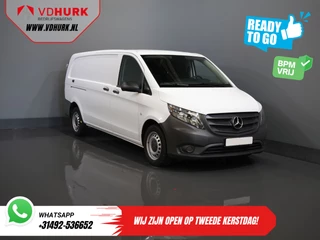 Mercedes-Benz Vito 116 CDI Aut. L3 XL BPM VRIJ! Carplay/ Stoelverw./ 270Gr. Deuren/ Cruise/ Airco/ Navi/ Camera/ PDC