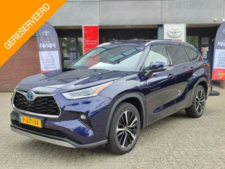 Toyota Highlander 2.5 AWD Hybrid BUSINESS PLUS PANODAK LEER STOELVERW PARK-SENSOREN 20'' LM-VELGEN NAVI APPLE/ANDROID BLIND SPOT CLIMA NL-AUTO