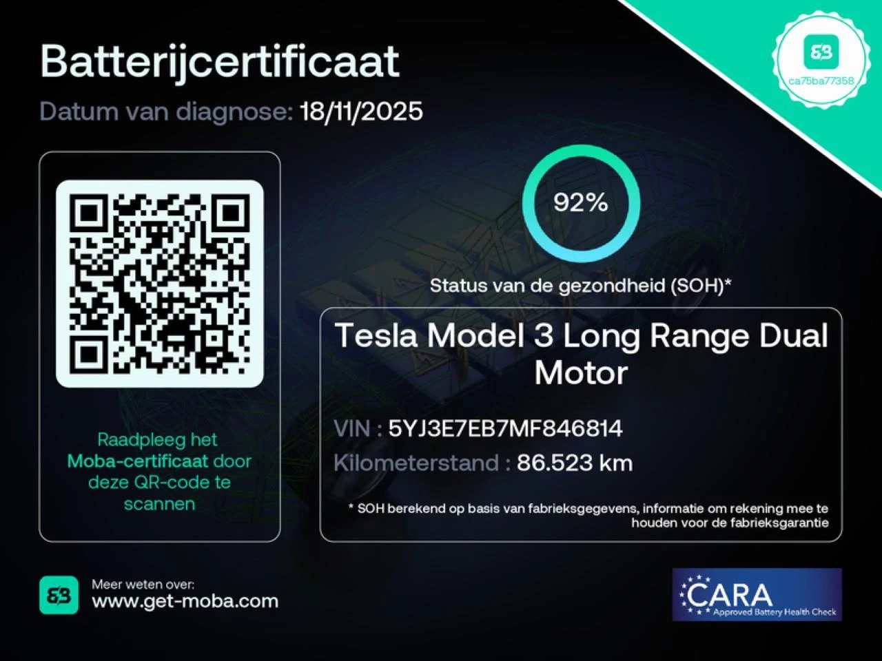 Hoofdafbeelding Tesla Model 3