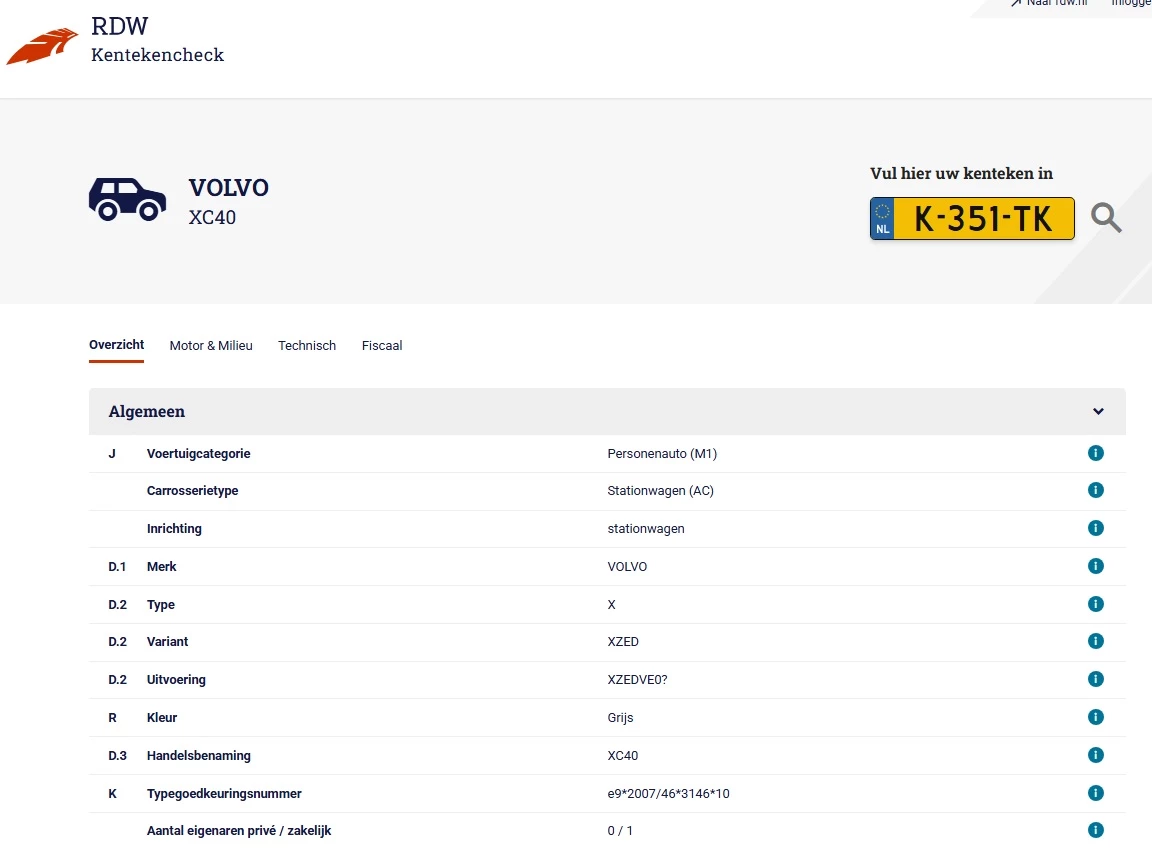 Hoofdafbeelding Volvo XC40