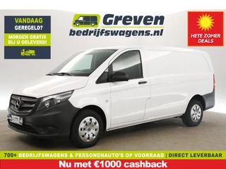 Mercedes-Benz Vito 114 CDI Lang Automaat Airco Cruise Stoelverwarming 3 Persoons Elektrpakket Achterklep