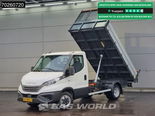 Iveco Daily 35C21 3.0L 210PK Automaat Kipper 2025 model ACC Airco CarPlay Tipper Benne Kieper Airco