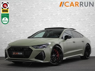 Hoofdafbeelding Audi RS7 Audi RS7 Sportback A7 V8 Dynamic+ | Keramisch | 22" ABT | 4-Wielbesturing | Stoelvent. | Carbon Pack | Nachtzicht | Alcantara Hemel | B&O 3D High End | 360 Camera | Laser-LED | ACC | Valcona | Klasse-5 | Head-up | Soft-Close | Isolatieglas | Dealer OH | BTW Auto | €100.706,= ex.