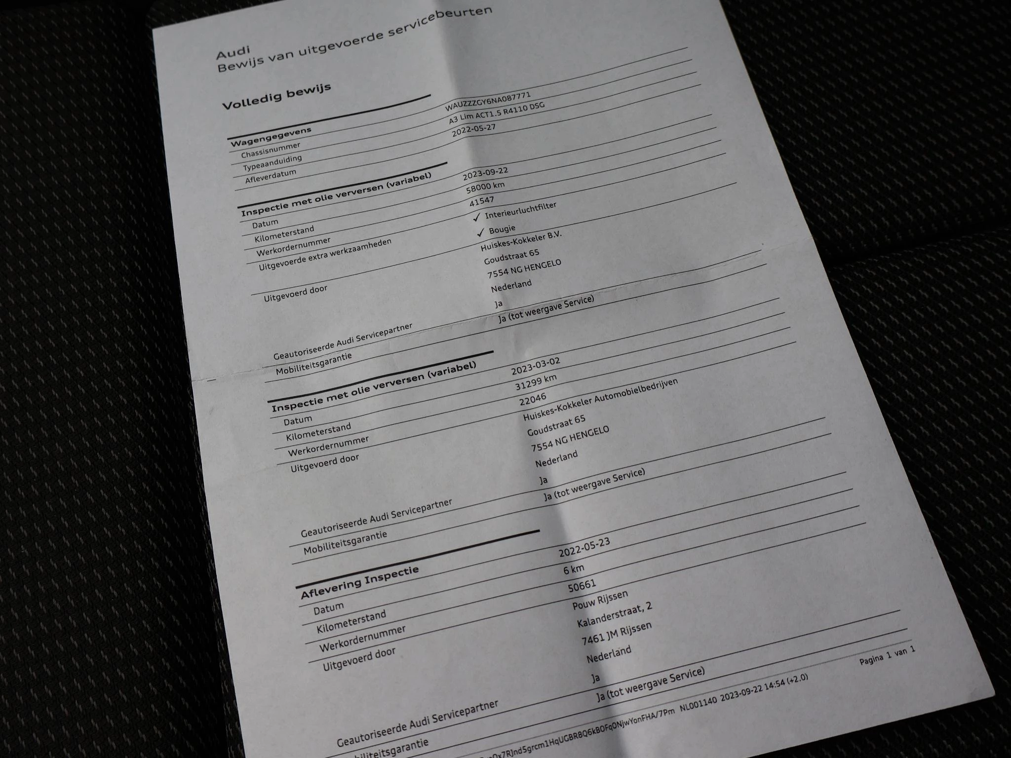 Hoofdafbeelding Audi A3