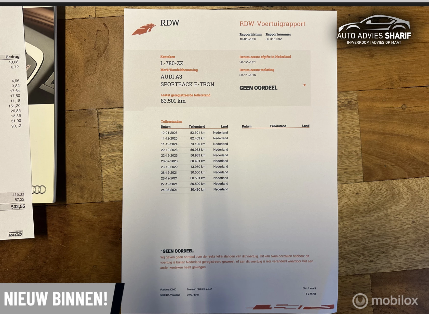 Hoofdafbeelding Audi A3