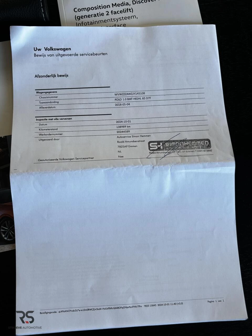 Hoofdafbeelding Volkswagen Polo