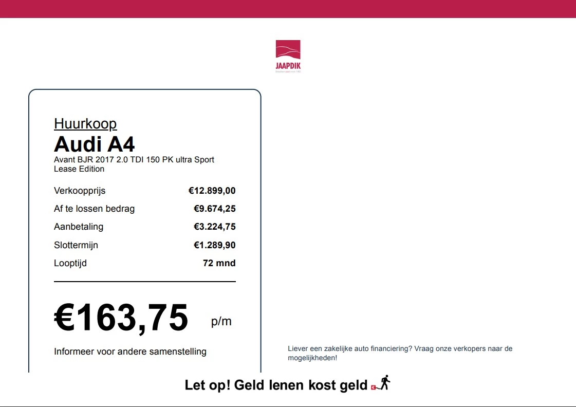Hoofdafbeelding Audi A4