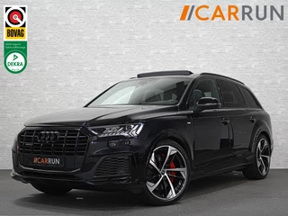 Hoofdafbeelding Audi Q7 Audi Q7 55 TFSI e S-Line | Panorama | Leder | Luchtvering | LED-Matrix | Keyless-Go | Memory | Stoelverwarming V+A | Camera | Virtual-Cockpit | 3-Zone Clima | Draadloos Laden | Standkachel | Getint Glas |