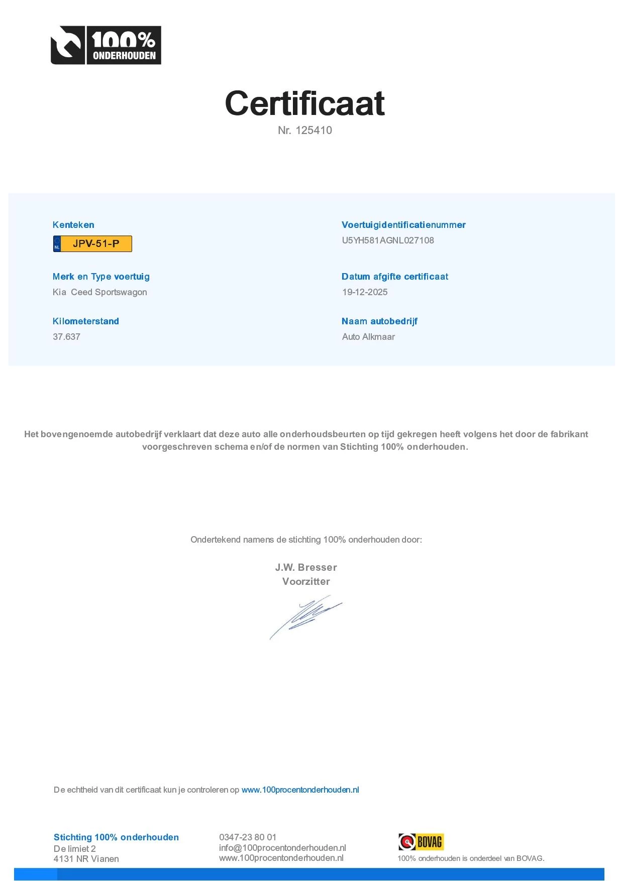 Hoofdafbeelding Kia Ceed Sportswagon