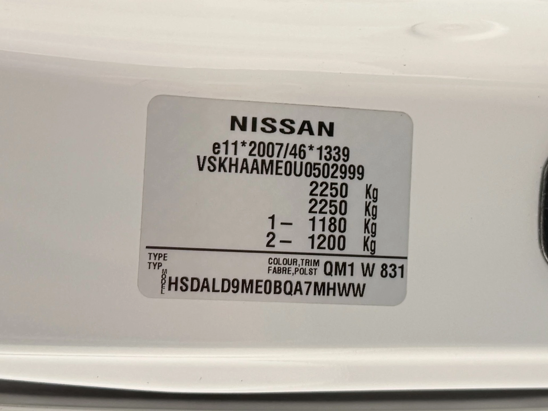Hoofdafbeelding Nissan e-NV200