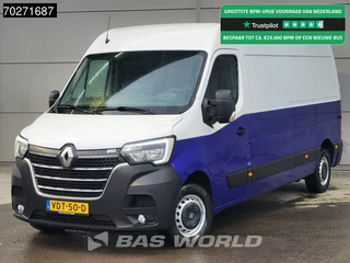 Renault Master 150PK Automaat L3H2 Navi LED Airco Cruise Camera Parkeersensoren 12m3 Airco Cruise control