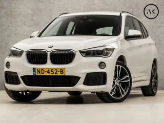 BMW X1 xDrive20i M Sport High Executive 192Pk Automaat (GROOT NAVI, M PAKKET, HEAD-UP DISPLAY, LEDEREN SPORTSTOELEN, STOELVERWARMING, PARKEERSENSOREN, CRUISE, LED KOPLAMPEN, NIEUWE APK, NIEUWSTAAT)