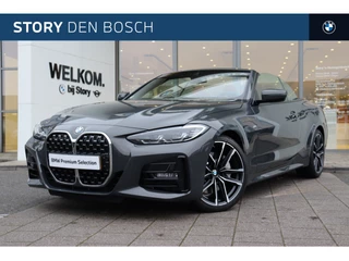 BMW 4 Serie Cabrio 430i High Executive M Sport Automaat / Air Collar / Parking Assistant / Comfort Access / Harman Kardon / M Sportonderstel / Verwarmd Stuurwiel