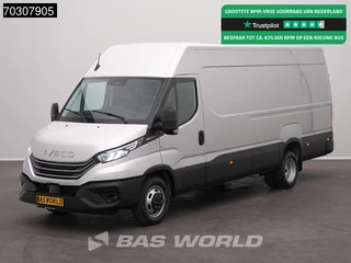 Iveco Daily 35C21 3.0L Automaat L4H2 210PK Dubbellucht ACC LED Airco Camera Parkeersensoren CarPlay Stoelverwarming 3,5t Trekgewicht Euro6 L4 Airco