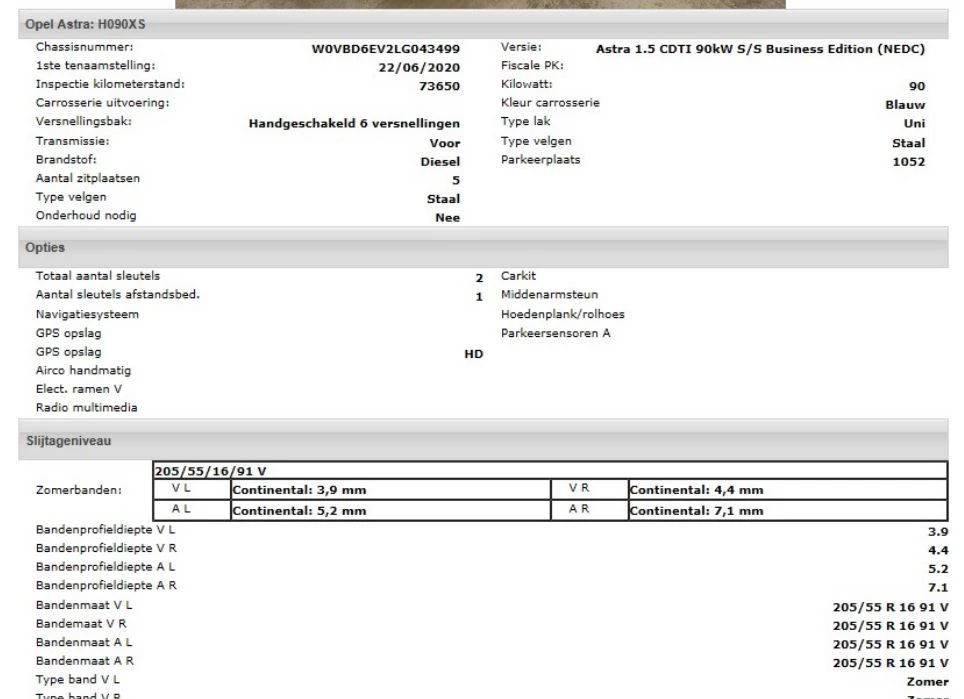 Hoofdafbeelding Opel Astra
