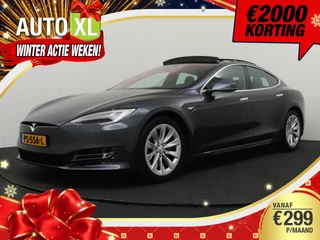 Tesla Model S 75D Base 90%SOH Pano-dak Autopilot Leder 19'LMV Dodehoek 2k