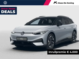 Volkswagen ID.7 Tourer Pro Limited Edition 77 kWh accu 286 PK · Draadloze telefoonlader · 360 camera · verwarmde voorstoelen · Trekhaak inklapbaar, met elektrische ontgrendeling ·