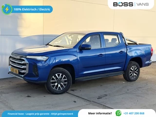 Hoofdafbeelding Maxus T90 EV Maxus T90 EV 177PK Nieuw! Elektrisch 89kWh 471km WLTP LED Elektrisch Verstelbare Lederen Stoelen Carplay Climate Control Cruise Control Pick Up 4x2 Snelladen