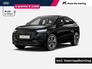 Hoofdafbeelding Audi Q4 e-tron Audi Q4 e-tron 40 S Edition 204 PK · Assistentiepakket plus · Comfortpakket · Lichtpakket plus ambient light